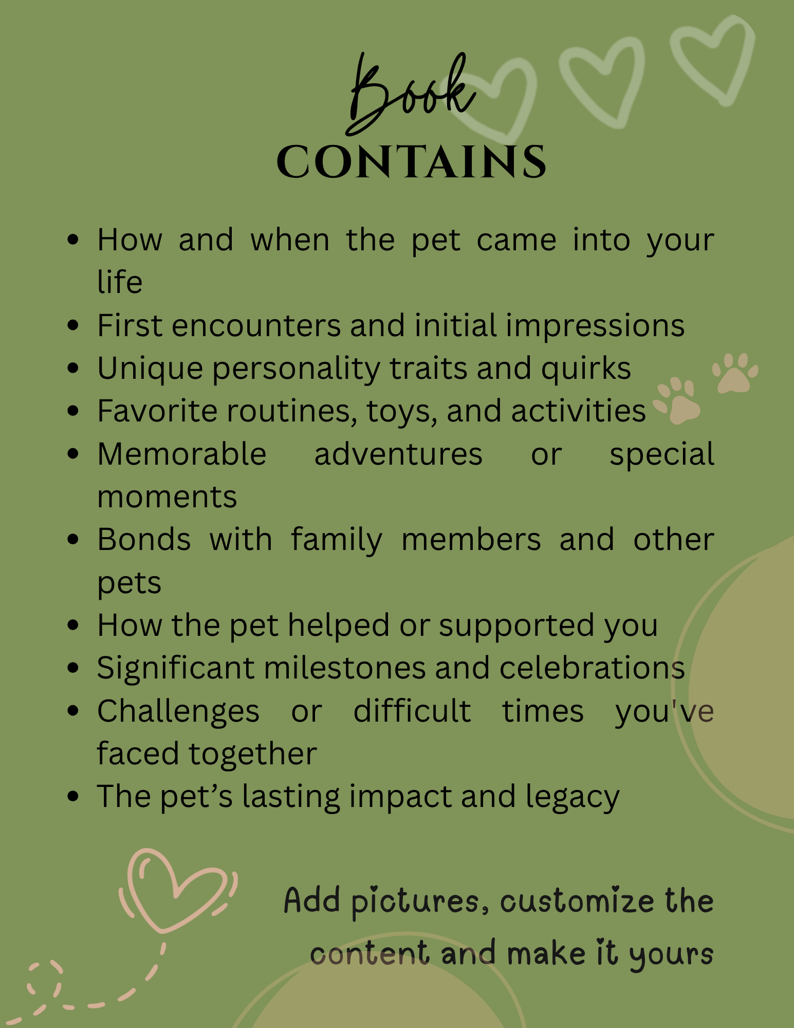 Milestone Birthday Book - back